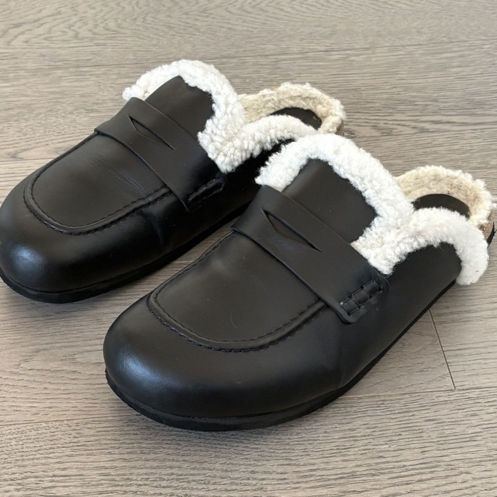 JW Anderson Shearling Mules